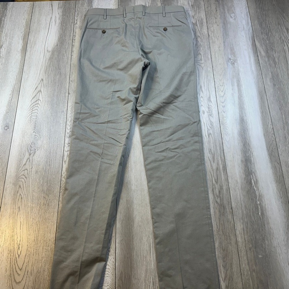 PT01 Pantaloni Torino Pants Mens Size 50 Gray Unfinished Hem Unhemmed Men 34x36 - Picture 9 of 13